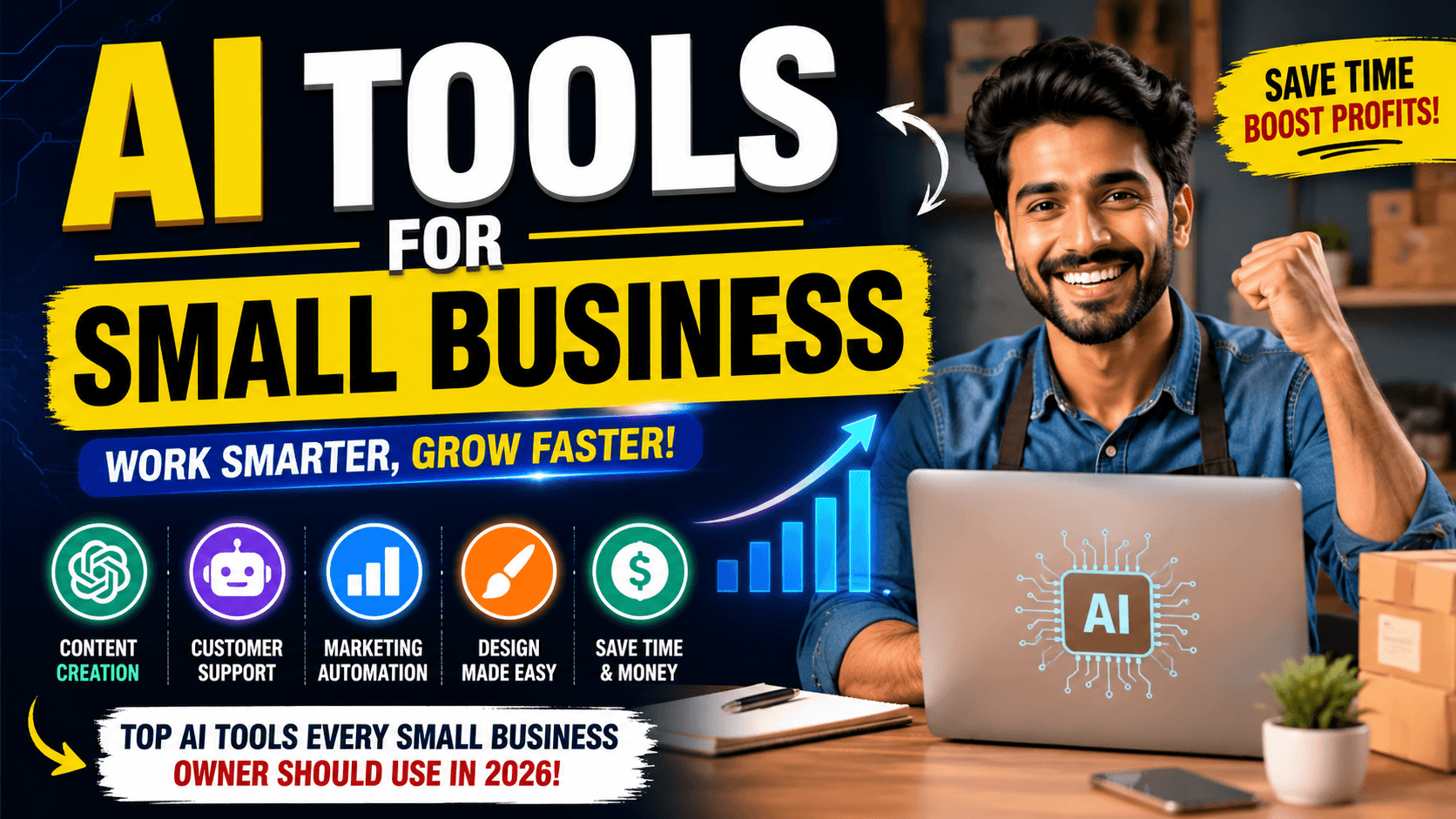 AI tools for small business: complete 2026 guide